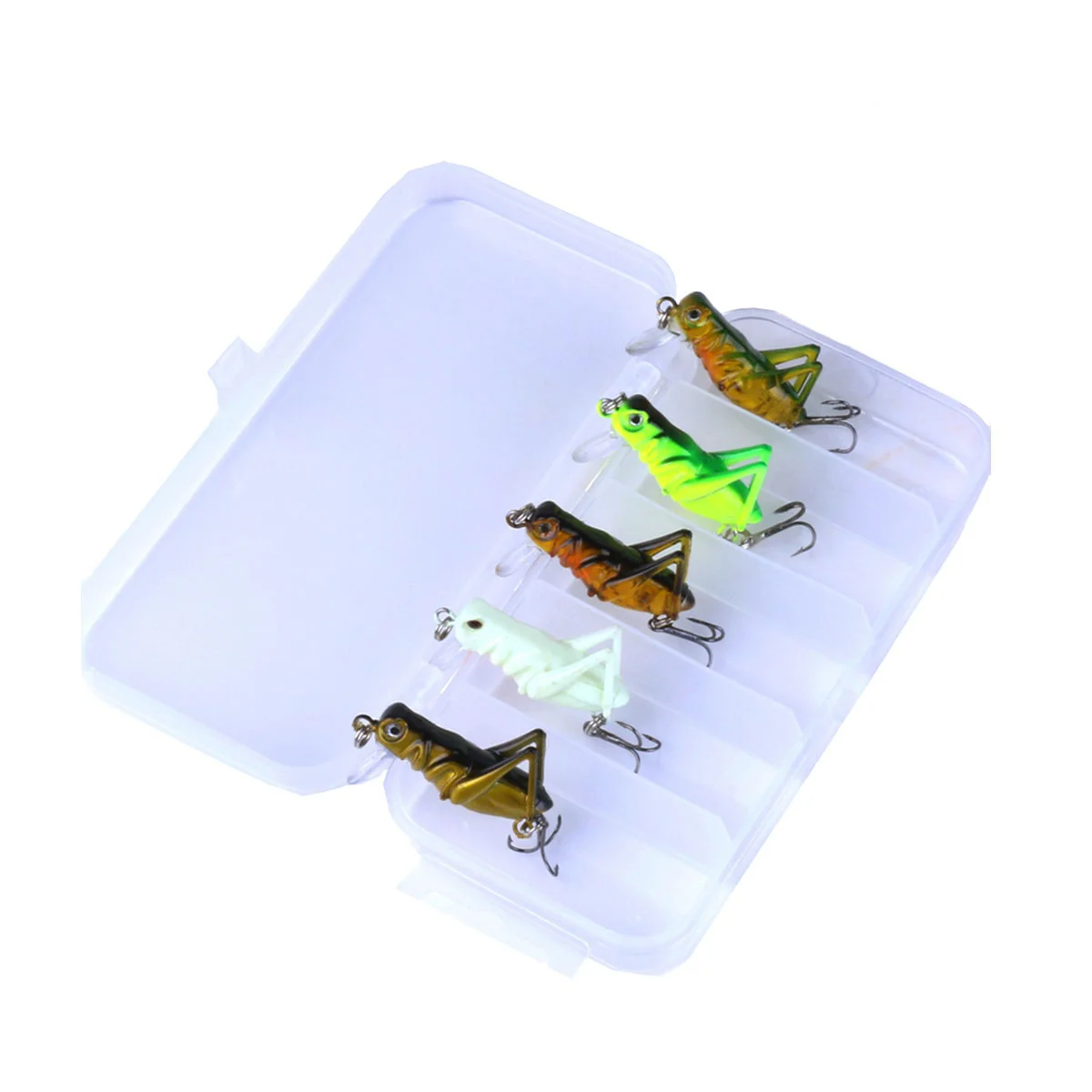 

5pcs Simulation Shrimp Luminous Fishing Bait Fishing Gear Set Fishing Lures Fishing Set for Fishing