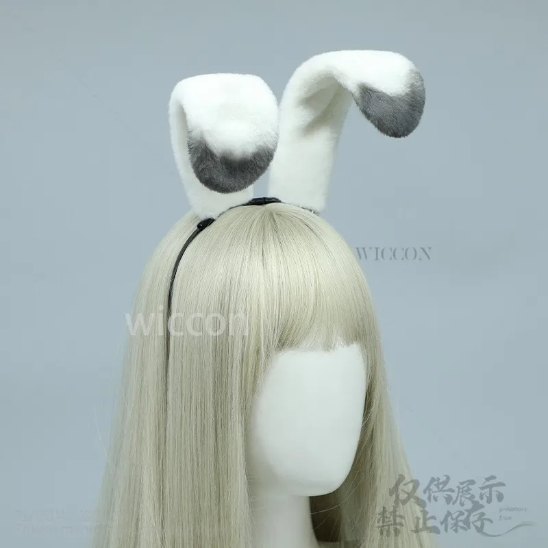 Аниме-игра Love And Deepspace косплей пушистая повязка на голову с заячьими ушками