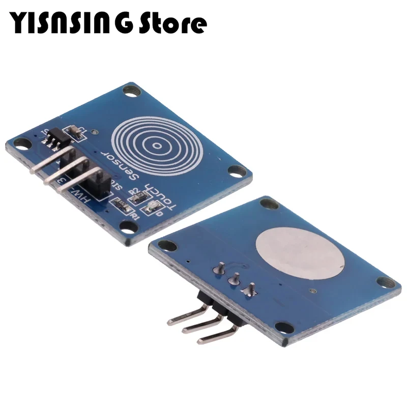 Модуль сенсорного переключателя TTP223 TTP223B 1-канальный цифровой емкостный