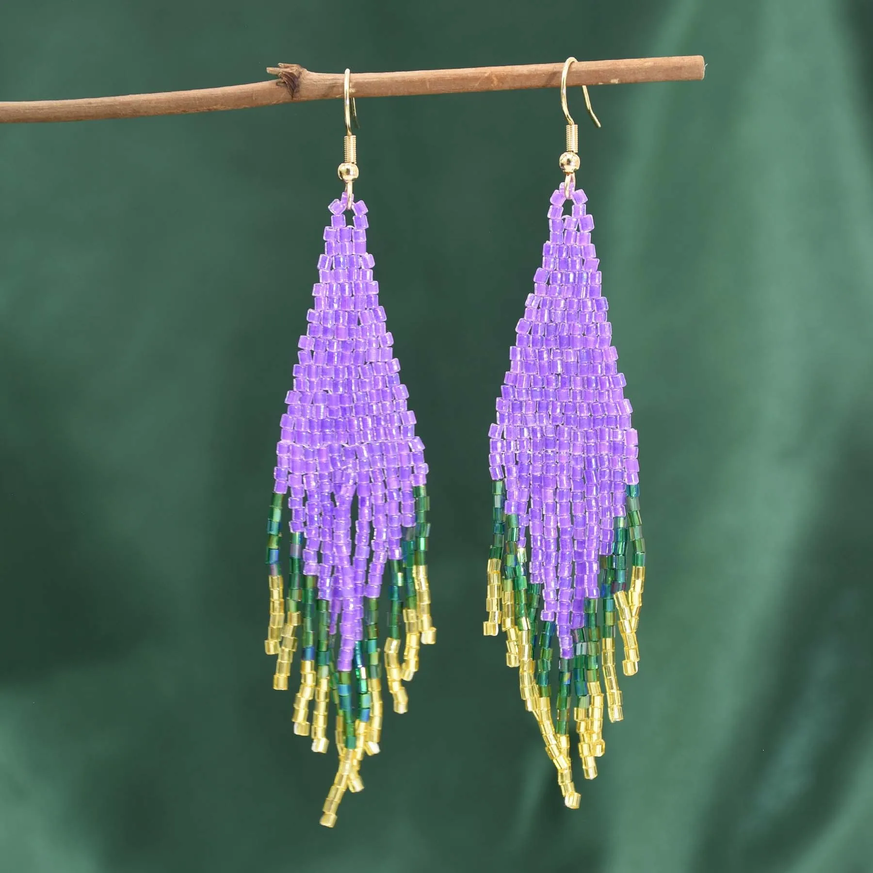 Серьги-капельки ALL FLY цветочные