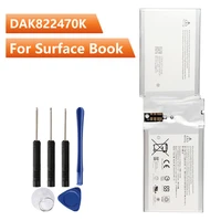 replacement battery dak822470k for microsoft surface book 1703 g3hta020h authentic rechargeable battery 2387mah with free tools