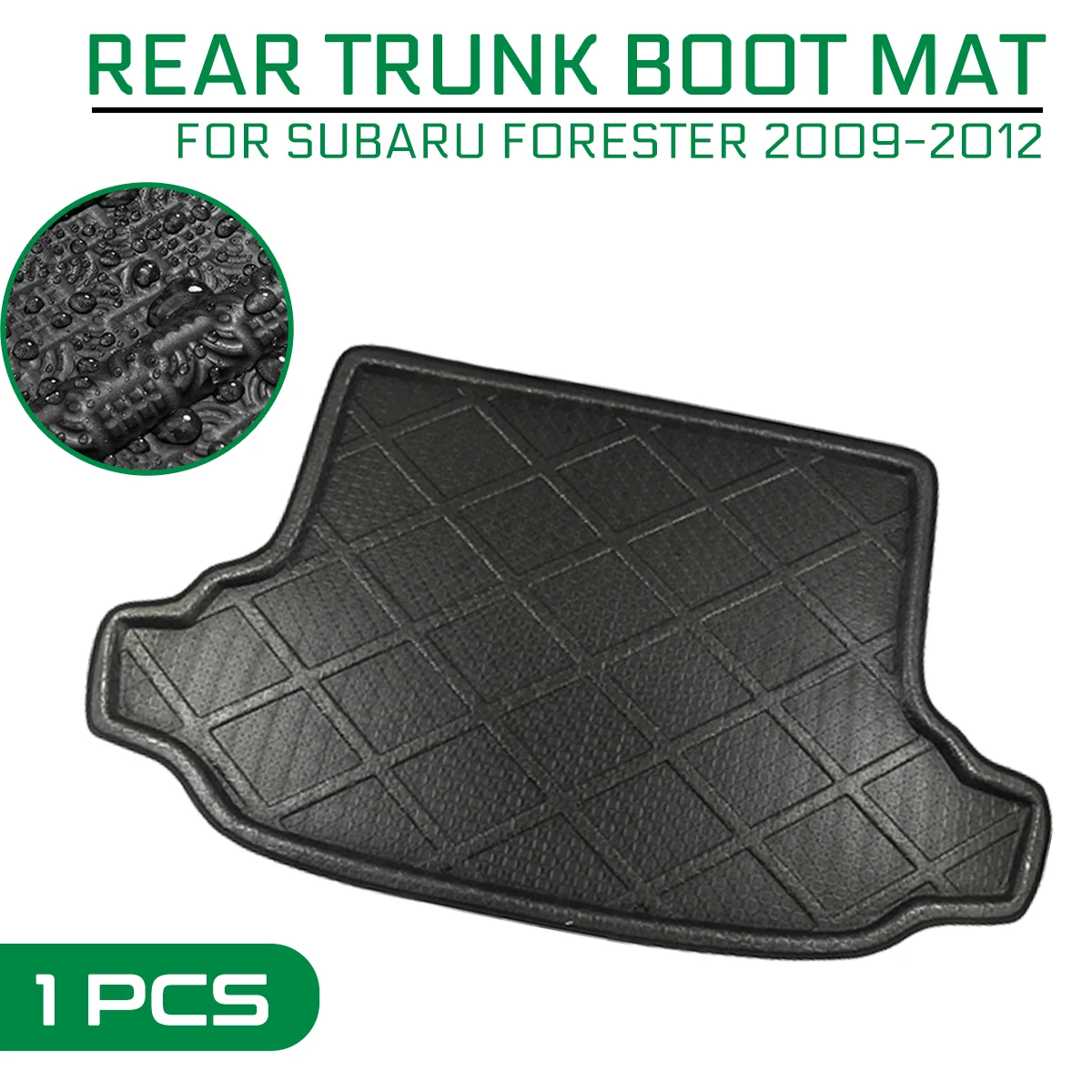 

Car Floor Mat Carpet Rear Trunk Anti-mud Cover For Subaru Forester 2009 2010 2011 2012