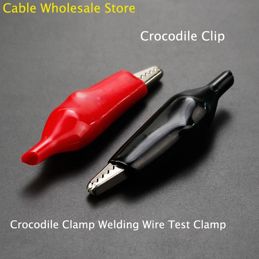 

Steel Insulated And Sheathed Crocodile Clamp Welding Wire Testing Clamp Probe Instrument With Plastic Marine Automotive Battery