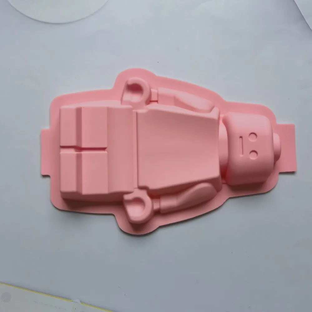 

Large Robot Blocks Cake Molds Food Grade Silicone Mousse Chocolate Fondant Baking Tools Cake Decorating Tools