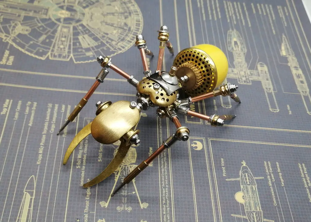 Механическая модель металлической сборки насекомых набор муравьев 3D