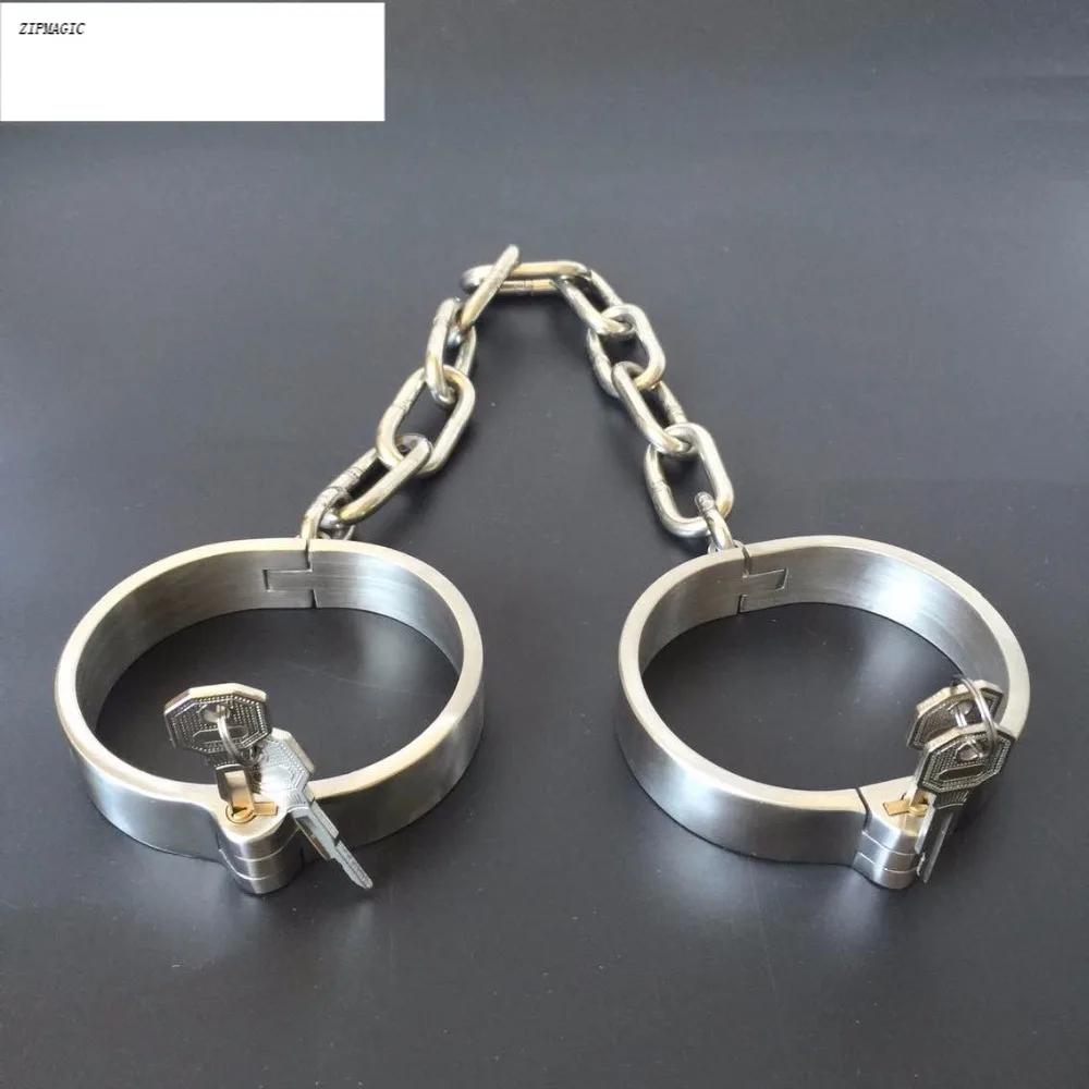 

stainless steel bdsm bondage legcuffs bondage restraints anklet cuffs bdsm fetish wear adult games sex toys for couples