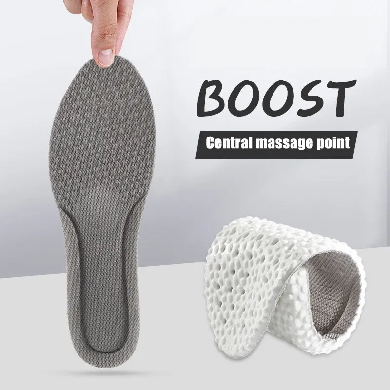 

Stepping on the feces the insole sports shock absorption breathable sweat-absorbing odor-proof super soft pain-proof soft sole