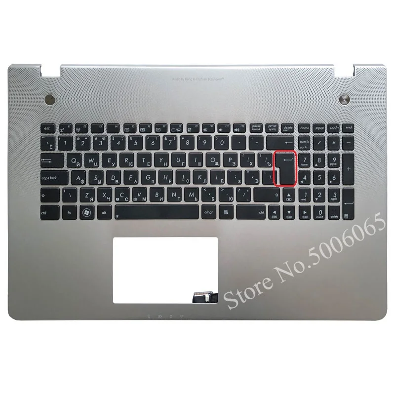 Клавиатура для ноутбука Asus N76, N76VB, N76VJ, N76VM, N76VZ, Русская раскладка