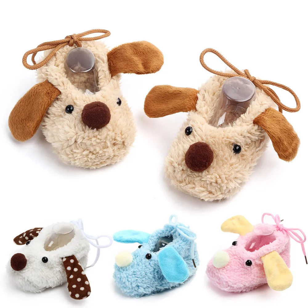 

Baby Shoes Winter Sandals Infant Toddler Newborn Cute Cartoon Dog Sneaker Girls Boys First Walkers Keep Warm Snowfield Boots