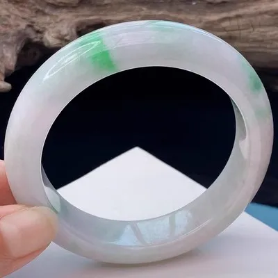 Ювелирные изделия zheru браслет из натурального бирманского нефрита 54 мм-62 мм