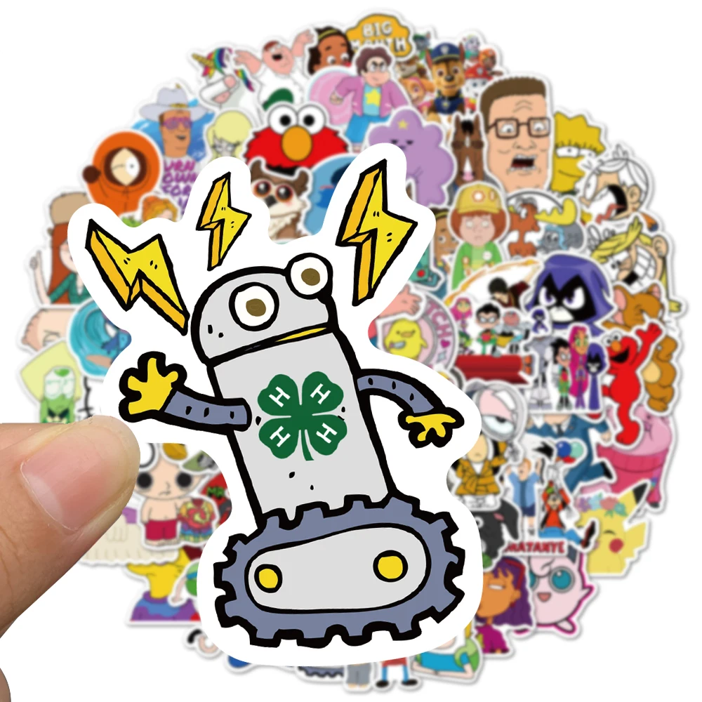 

10/30/50/100PCS DIY Cartoon naklejki Anime Graffiti Sticker Laptop telefon gitara bagaż Skateboard wodoodporna naklejka zabawka