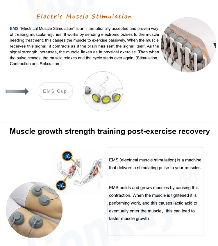 Расслабление мышц EMS Стимулятор Ems Тренировочный послеуправляющий аппарат для
