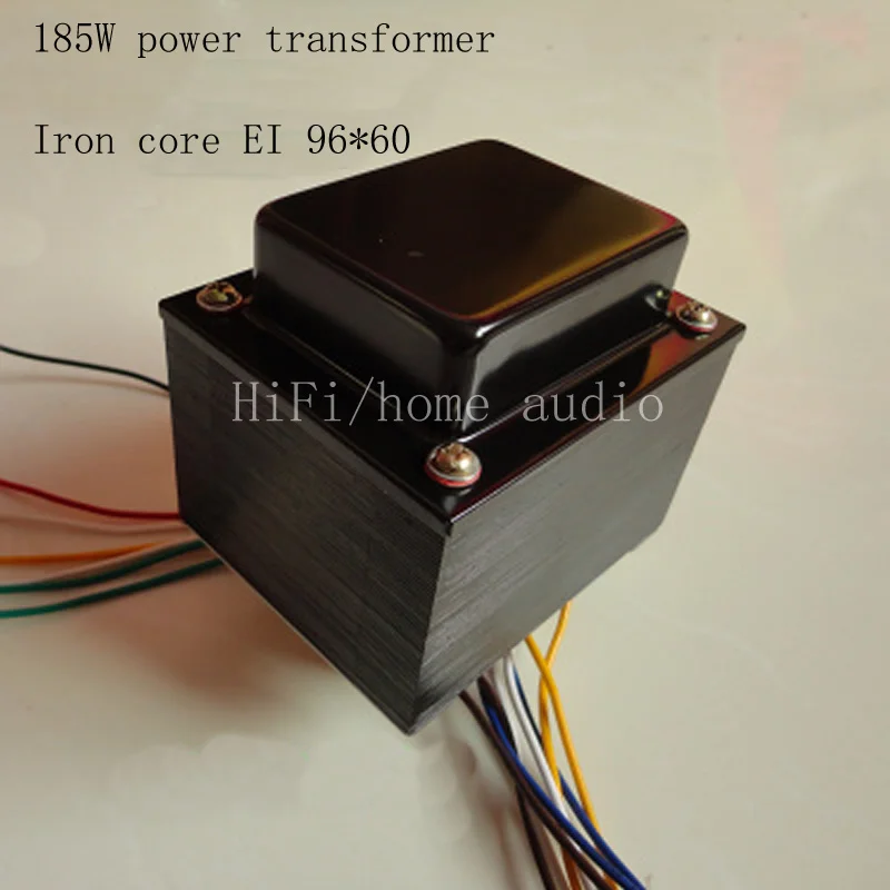 

Трансформатор мощности 185 Вт, трансформатор мощности вакуумной трубки, железный сердечник EI 96*60, вход 0-в, выход в-в, ма
