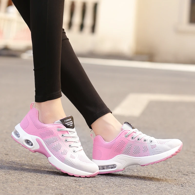 Women's Fashion Lightweight Running Shoes Breathable Sneakers for Girls Tennis Indoor Outdoor Sports Shoes