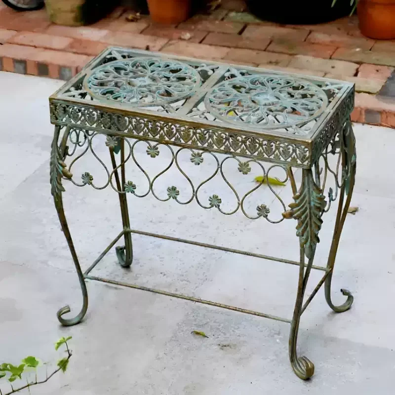 Вертикальная подставка для цветов вертикальная в стиле ретро Чугунный Стол