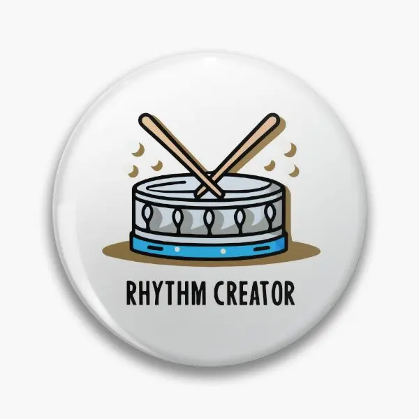 Rhythm Creator Барабанные палочки Beat Pad D Мягкая пуговица Булавка с лацканами Модная