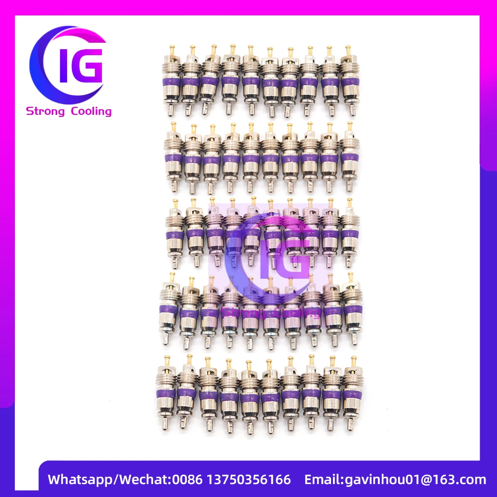 

Сердечник клапана R134a для 10-50 шт., сердечники для автомобильного кондиционера, комплект для ремонта иголок, термостойкие автомобильные аксессуары