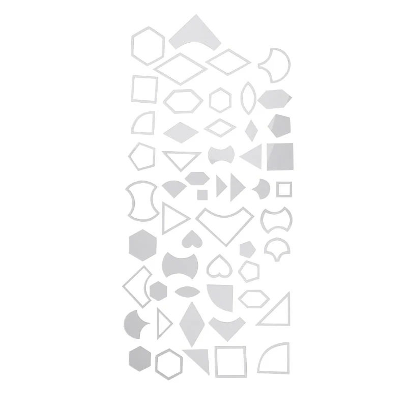 

27 комплектов трафаретов прозрачные Швейные аксессуары Портативная Домашняя Линейка Инструмент «сделай сам» Лоскутные шаблоны многофункц...