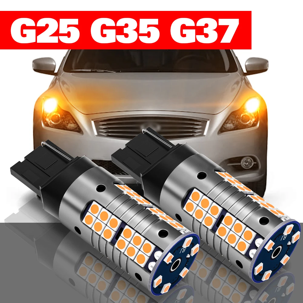 

For Infiniti G25 G35 G37 2003-2013 Accessories 2pcs LED Turn Signal Light 2004 2005 2006 2007 2008 2009 2010 2011 2012