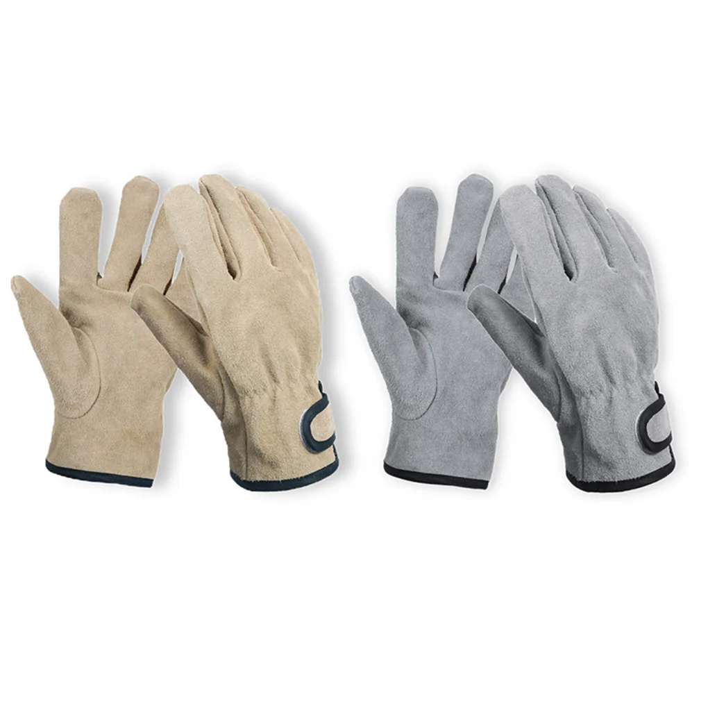 

1 Pair Heat Resistance BBQ Gloves Campfire Grilling Mitts Picnic Work Protectors High Burning Safety Accessories