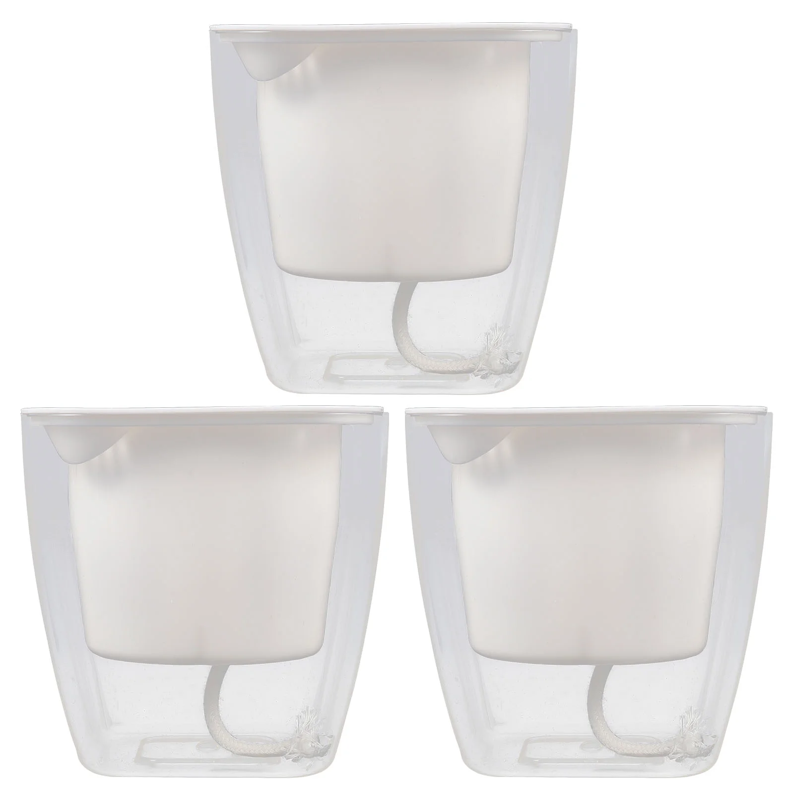 

Planter Watering Self Pot Flower Pots Water Automatic Boxplants Planters Flowerpot Storage Container Wicking Irrigating