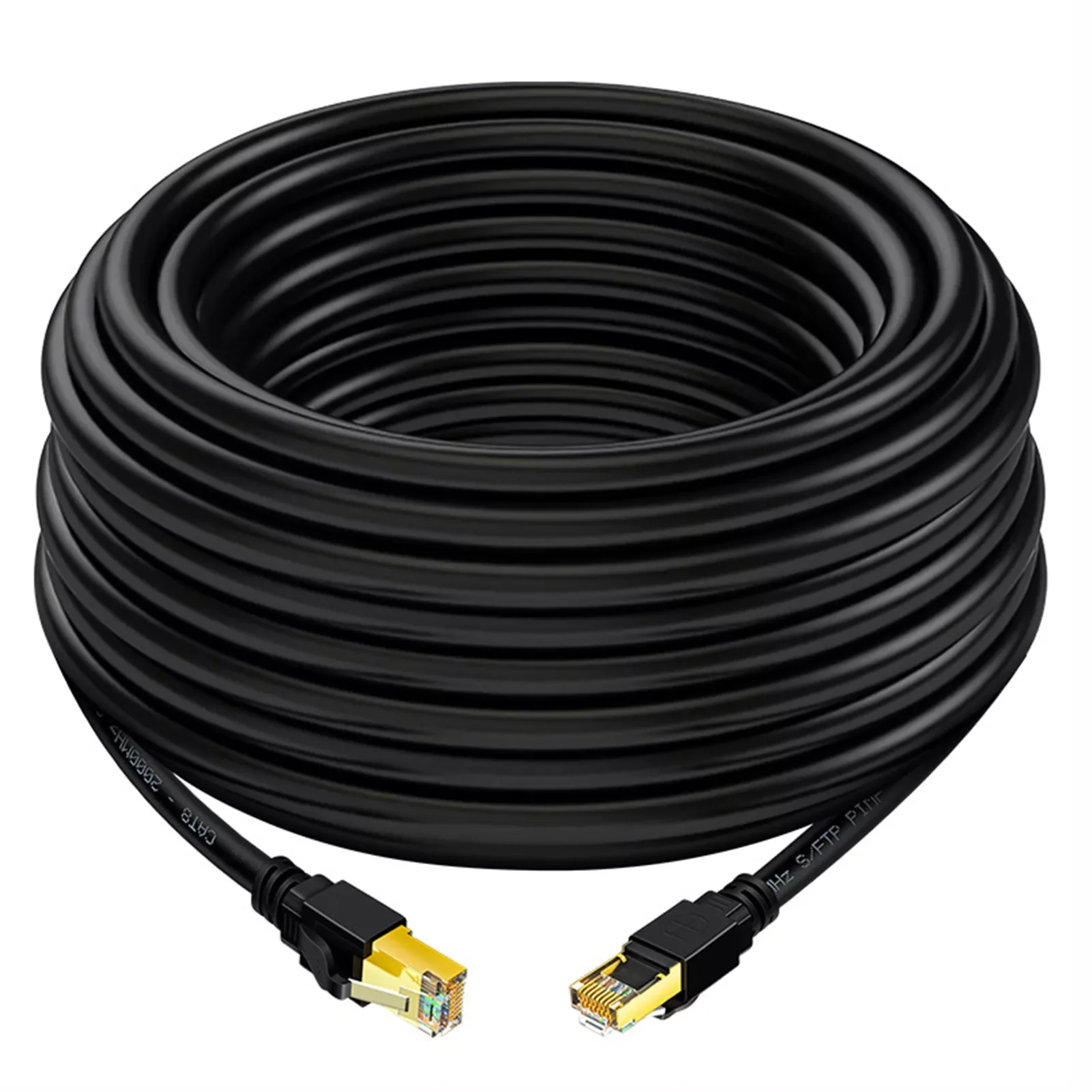 

40Gbps 2000Mhz Lan Network Ethernet Cable STP Internet High Speed Gold Plated Computer Accessories Office Gaming RJ45 Cat8