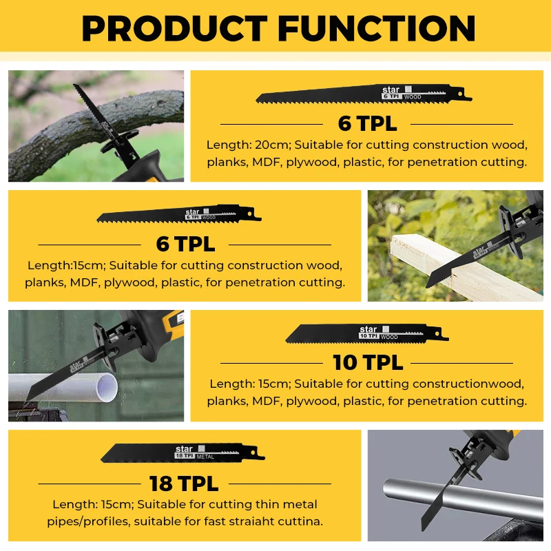 Бесщеточная сабельная пила BABEQ 10000SPM