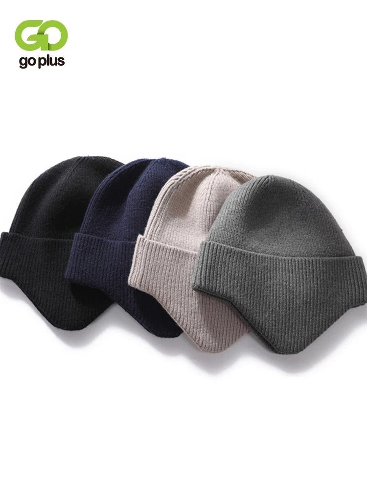 

GOPLUS Beanie Autumn Hat Winter Warm Bonnet For Women 2023 Earmuff Streetwear Caps Men Luxury Hats Chapeau Femme Casquette Muts