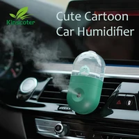 kinscoter car humidifier cute cartoon doll portable rechargeable air mister fragrance diffuser gift