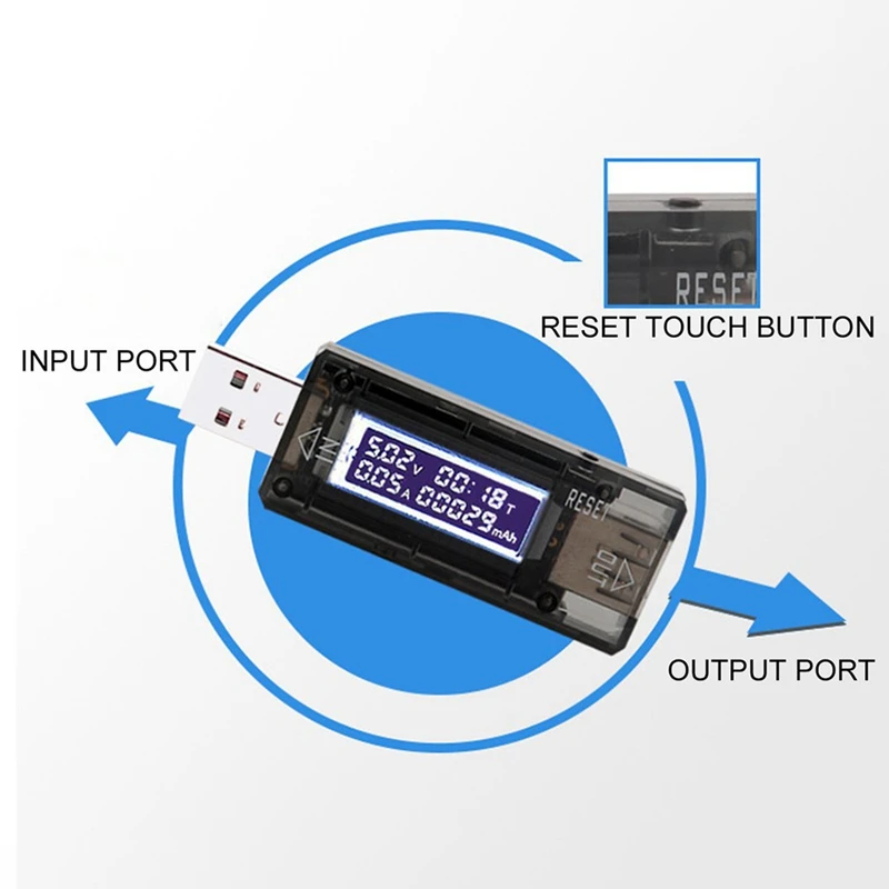 Повышение! Тестер USB DC Power Meter 3V-9V Цифровой вольтметр Voltimetro Volt Wattmeter Детектор напряжения on.