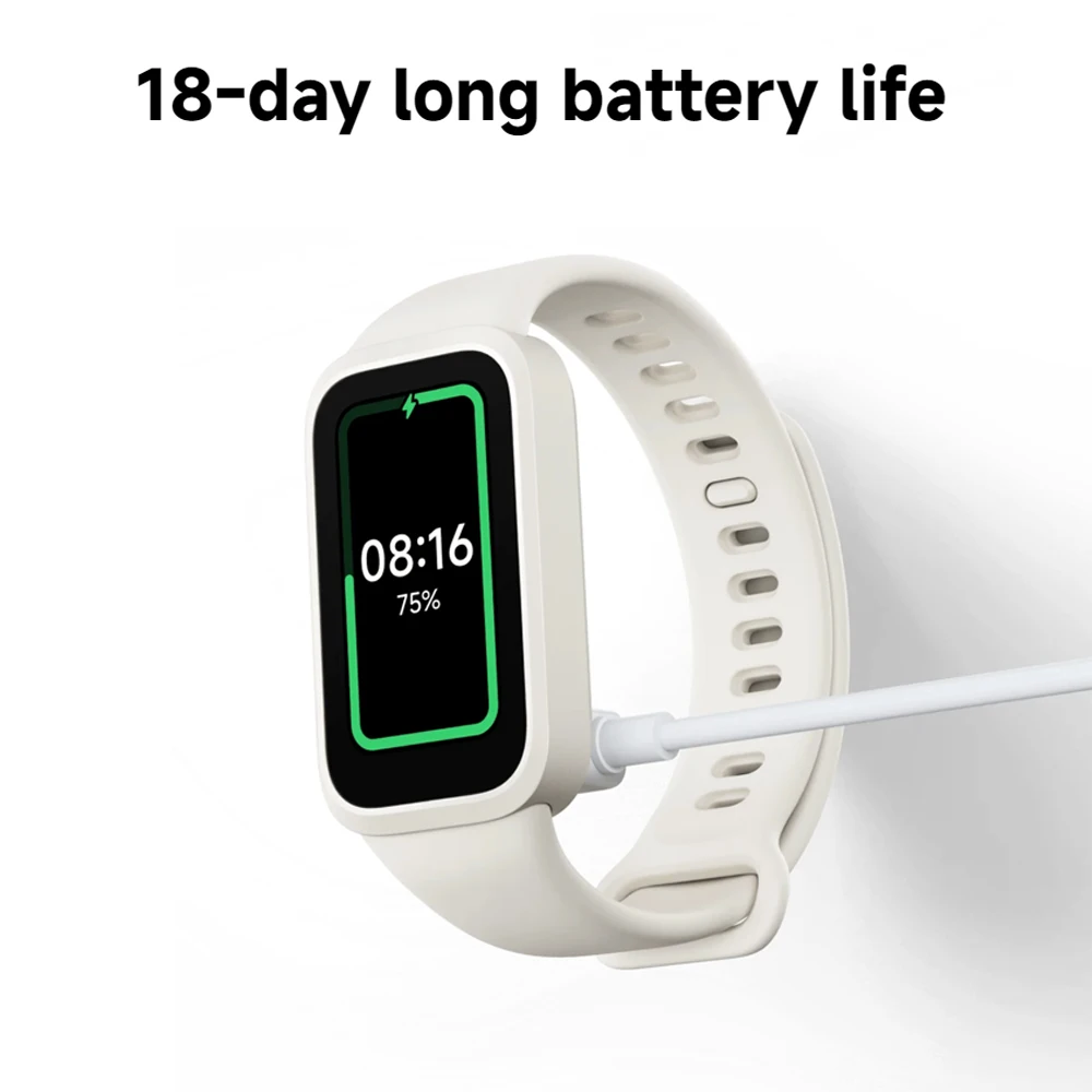 Фото Глобальная версия Xiaomi Smart Band 9 Active 1,47-дюймовый TFT-дисплей Xiaomi Band 9 Active Mi Band 9 Active Срок службы батареи до 18 дней №5
