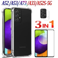 for samsung a52 silicone case samsunga53 glasscover samsung galaxy a52 a53 a73 a33 smartphone case samsung a53 a33 a73 a52s 5g