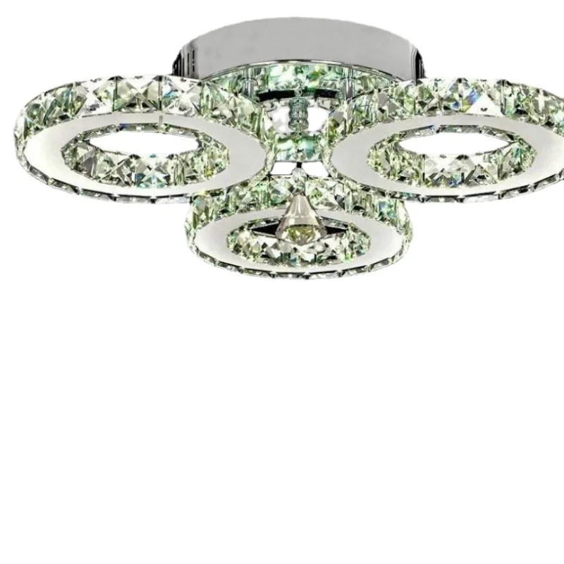 Modern 3 ring Lustre chandelier Led Crystal Chandelier Lighting Ceiling Chandeliers Light Living room lights Bedroom lights
