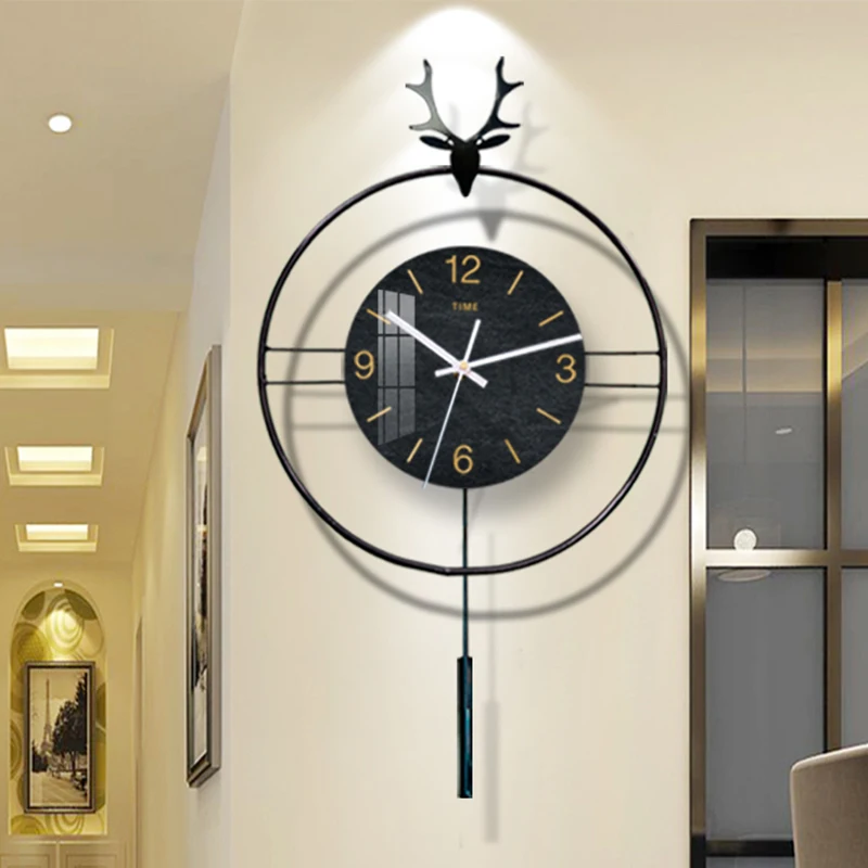 

Digital Luxury Wall Clock Modern Design Office Creative Nordic Wall Clock Electronic Bedroom Horloge Murale De Luxe Home Designs
