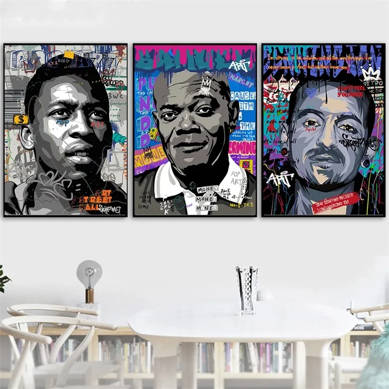 Современное скандинавское поп-арт граффити музыкальный постер эстетическое