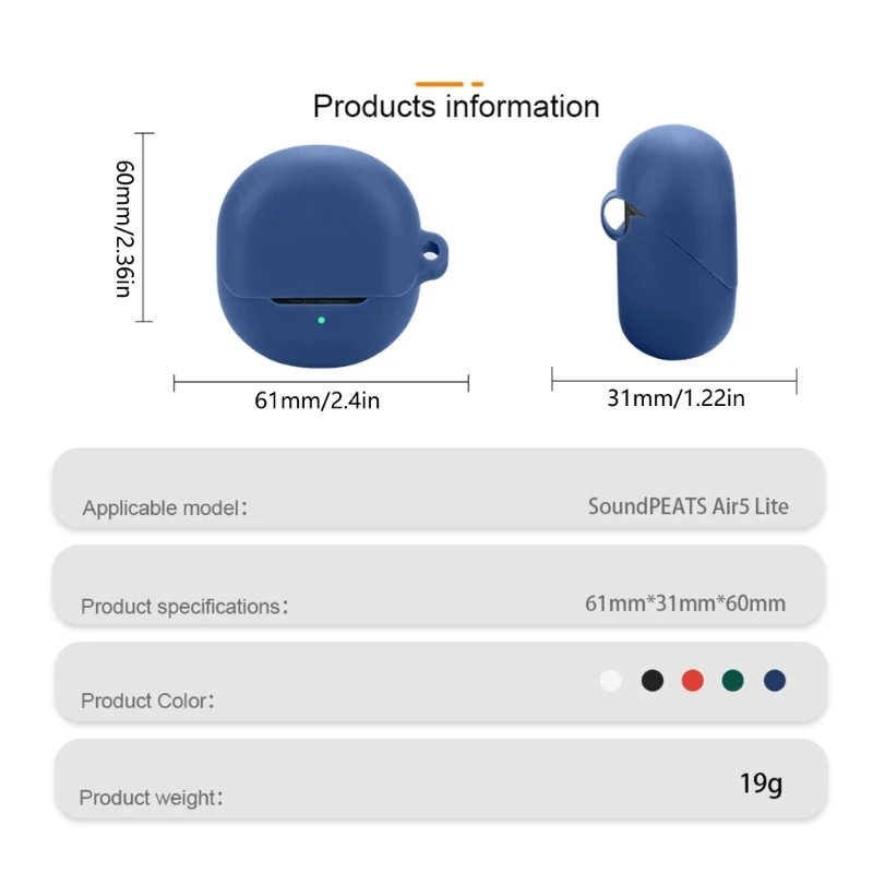 M17B противоударный корпус водонепроницаемый чехол моющийся подходит для Air 5 Lite