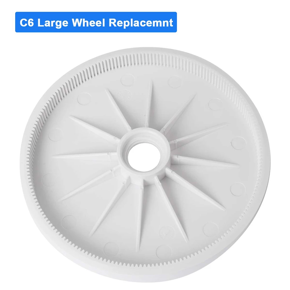 

Replacement C6 C-6 Large Wheel For Zodiac For Polaris Pool Cleaner Model 180, 280, 280 Tanktrax, VAC-Sweep 280 Durable