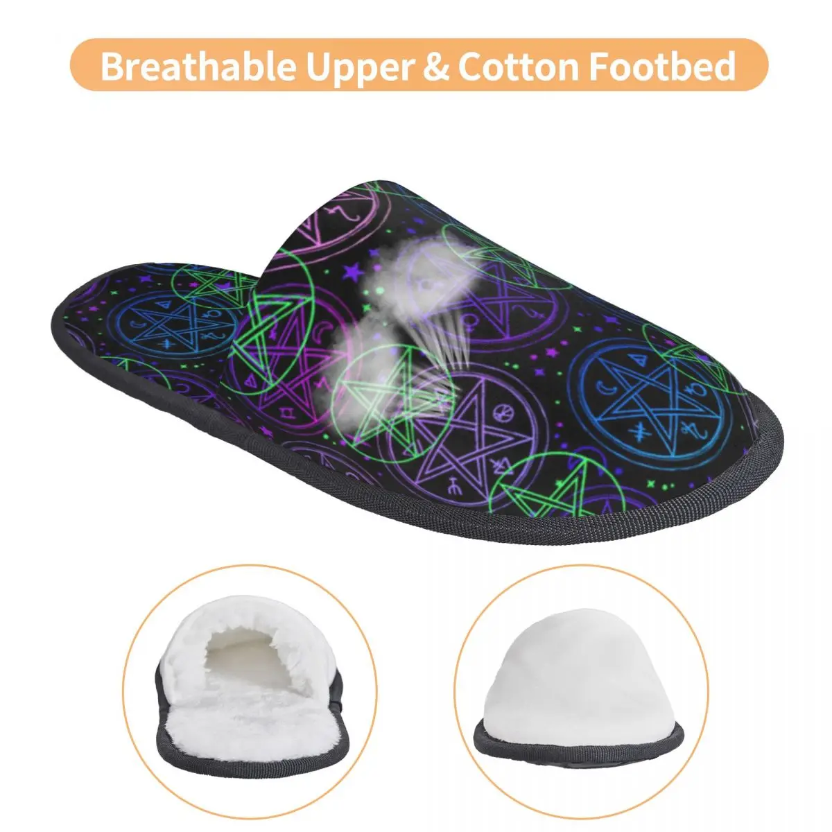 Волшебные противохимические знаки комнатные тапочки зимняя обувь для дома