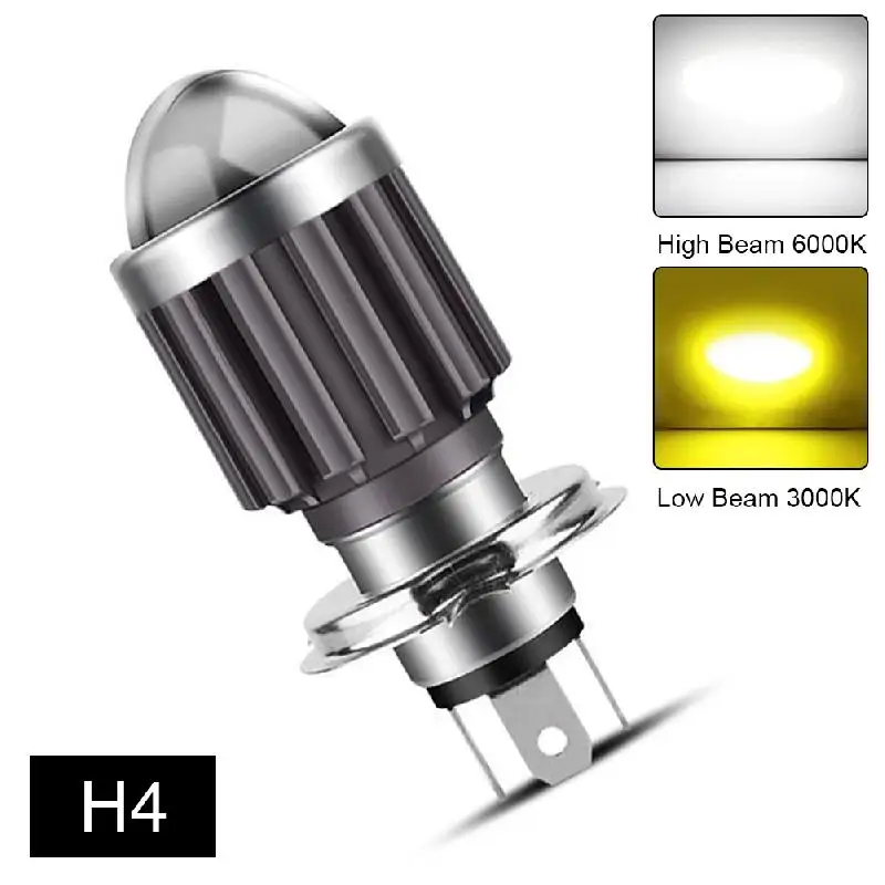 

H4 BA20D LED Motorcycle Headlight Bulbs CSP 10000Lm White Yellow Hi Lo Beam Fog Lamp Waterproof Motorbike Scooter Lamp Hotsale