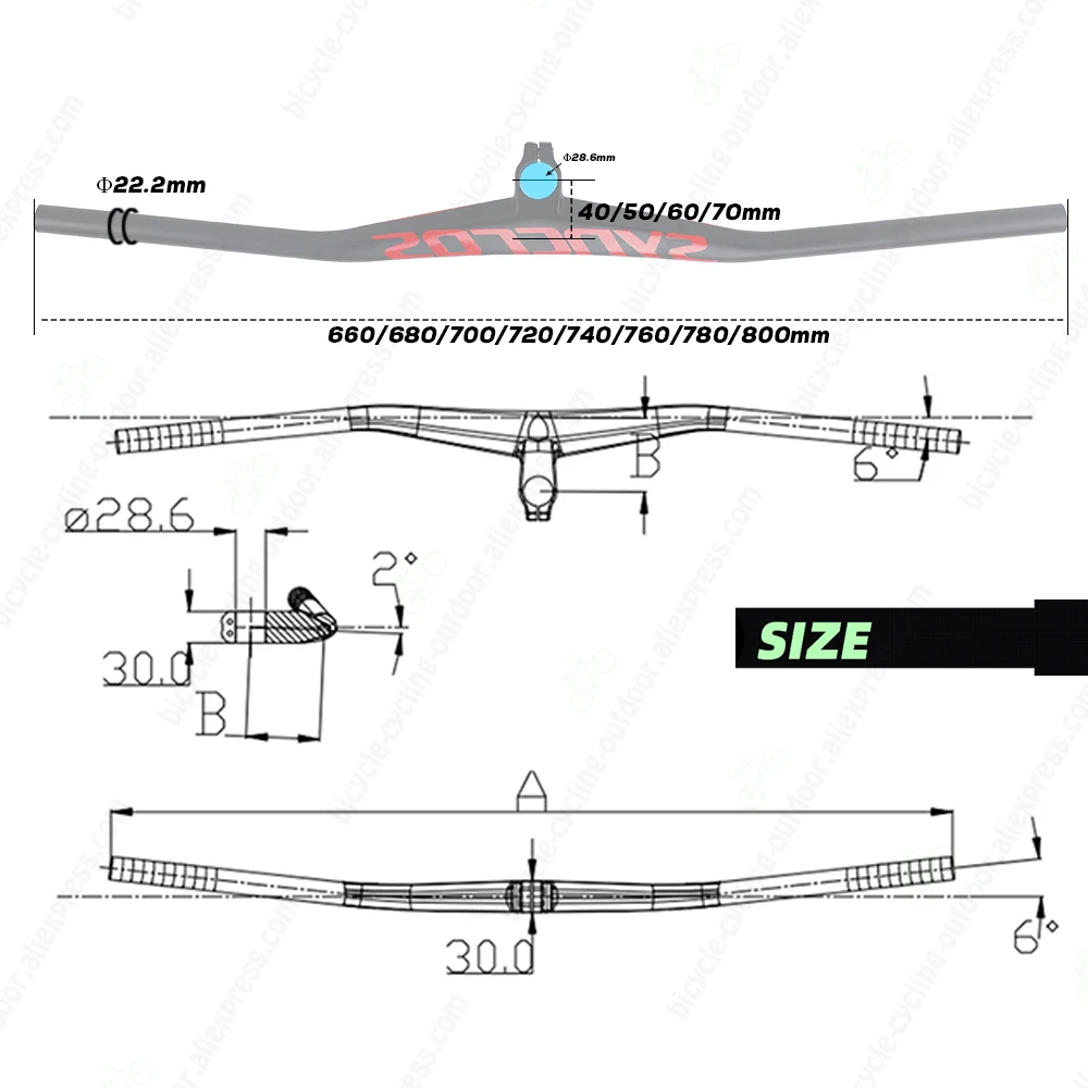 SYNCROS интегрированный руль MTB велосипед карбоновый стержень 2 градуса с выносом