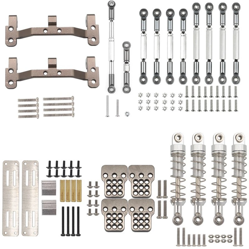 

Metal Link Rod Pull Rods Links Shock Absorber Servo Mounts For MN D90 MN99S 1/12 RC Car Upgrades Parts Accessories