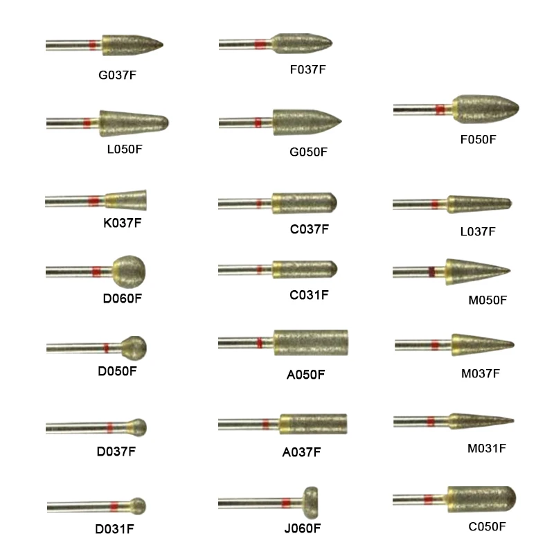 Стоматологический полностью спеченный алмазный Бур лабораторная шлифовка