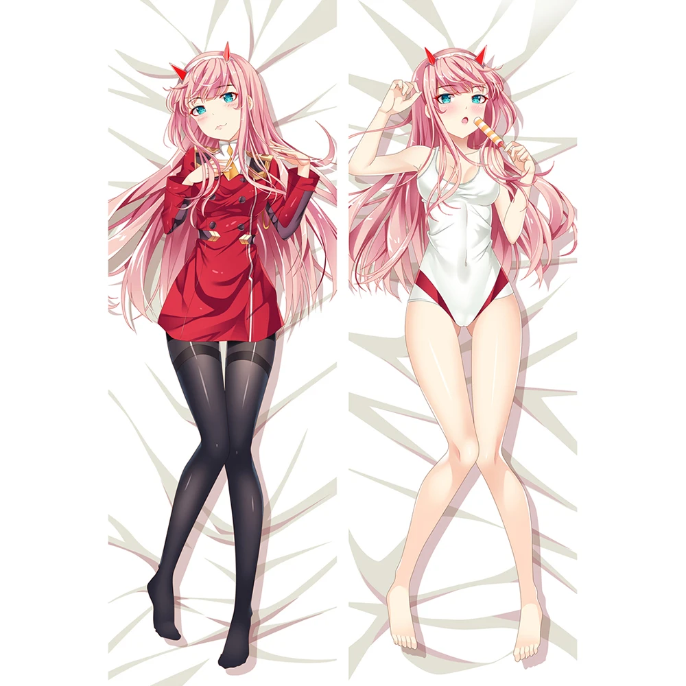 

Anime DARLING In The FRANXX-Zero Dakimakura Pillow Cover Case 3D Double-Sided Bedding Hugging Body Pillowcase Xmas Gifts