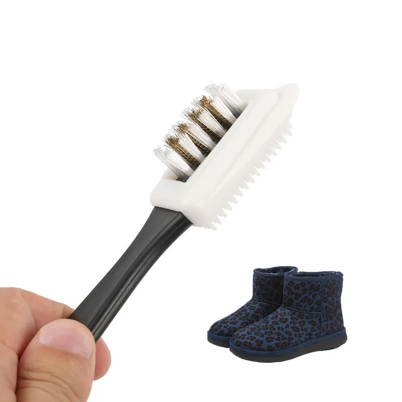 

1pcs Suede Shoe Brush Special Cleaning Brush For Suede Shoe Brush Combing Shoe Upper Brush Soft Rubber Head For Gentle Cleaning