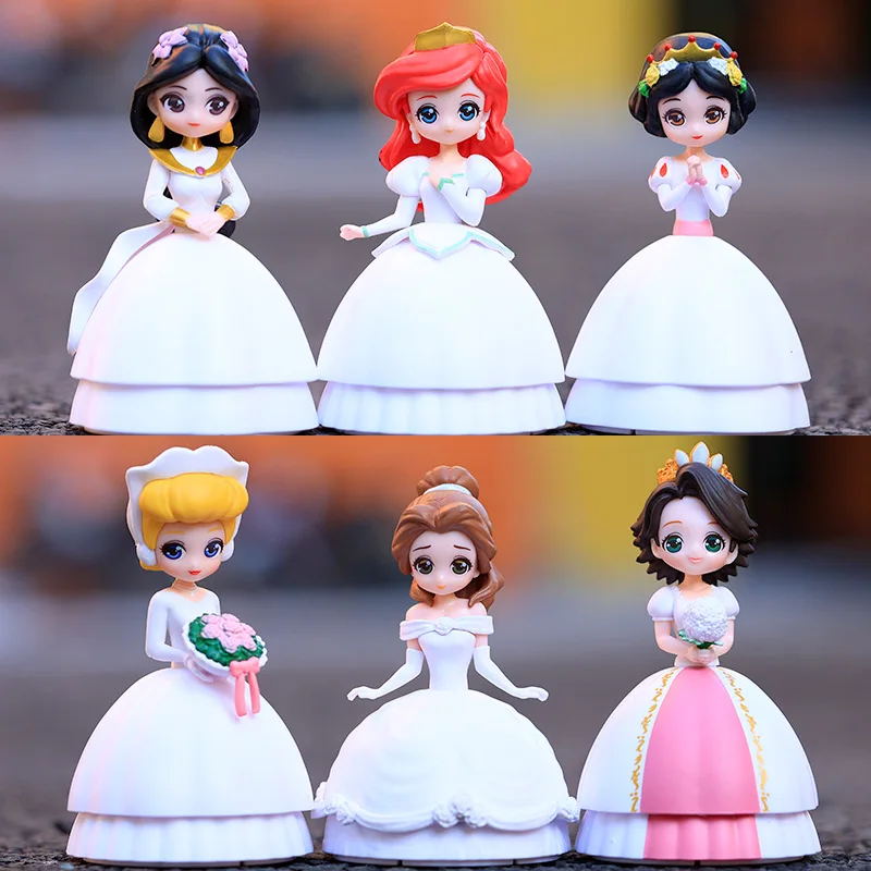 Экшн-фигурка Принцессы Диснея Русалочки Анны Эльза Белль Ариэль Рапунцель