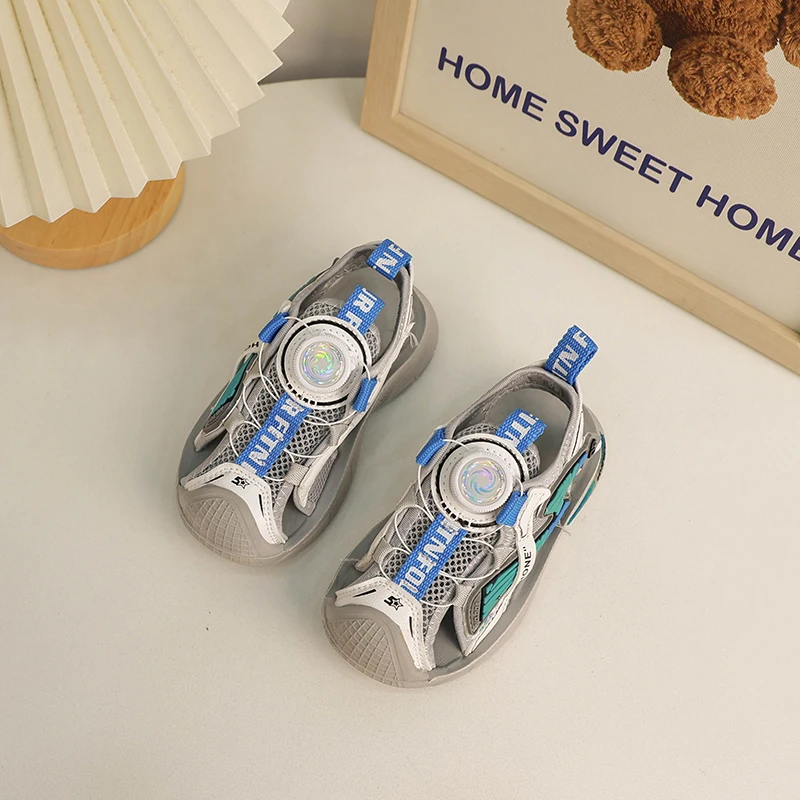 Летняя детская обувь сандалии для мальчиков модные уличные Прогулочные