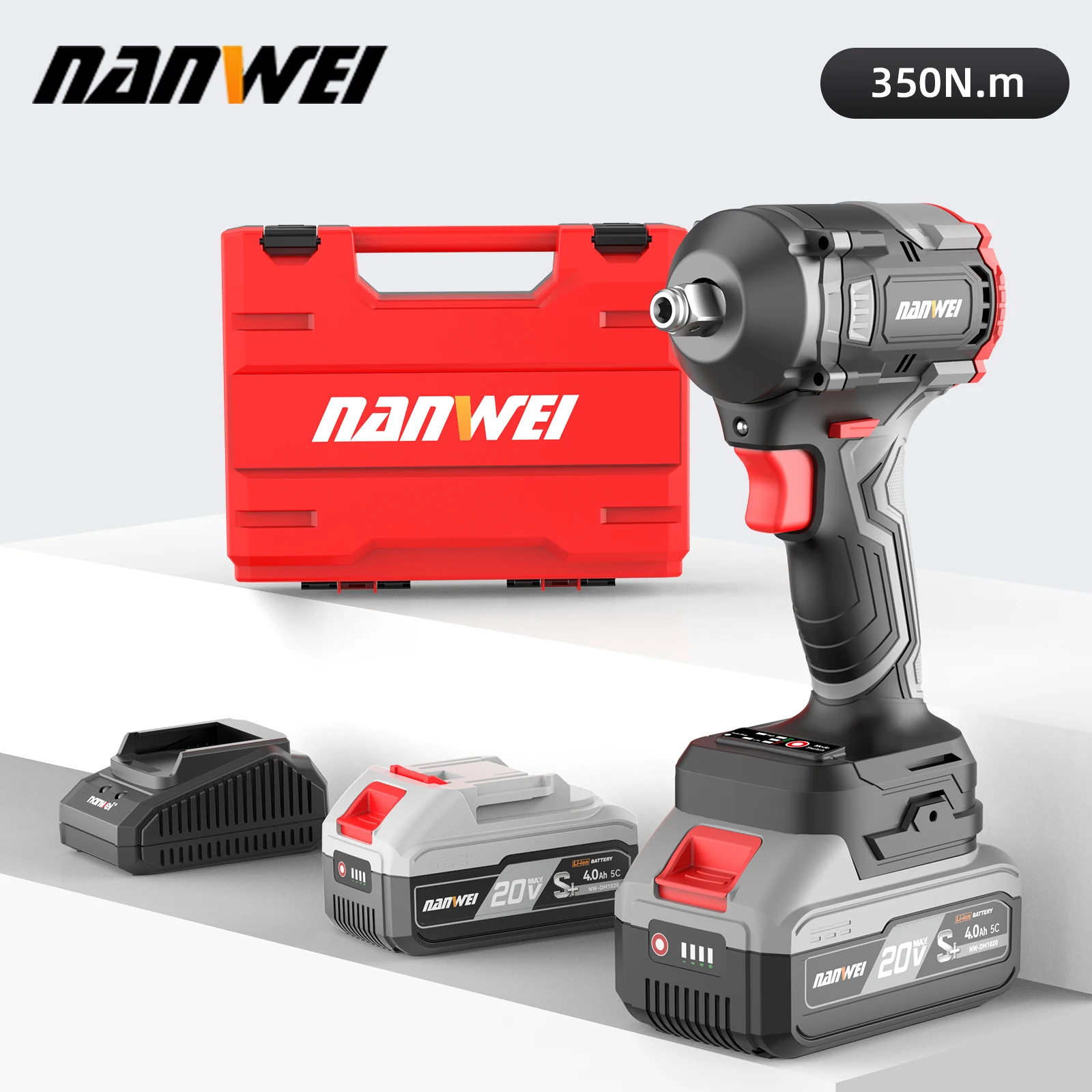 

Электрический ударный гайковерт NANWEI 20В