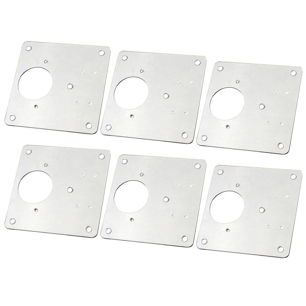 

5 Pcs Hinges Cabinet Doors Metal Mending Plate Shelves Repair Plate Table Hinge Bracket Hinge Mounting Plate