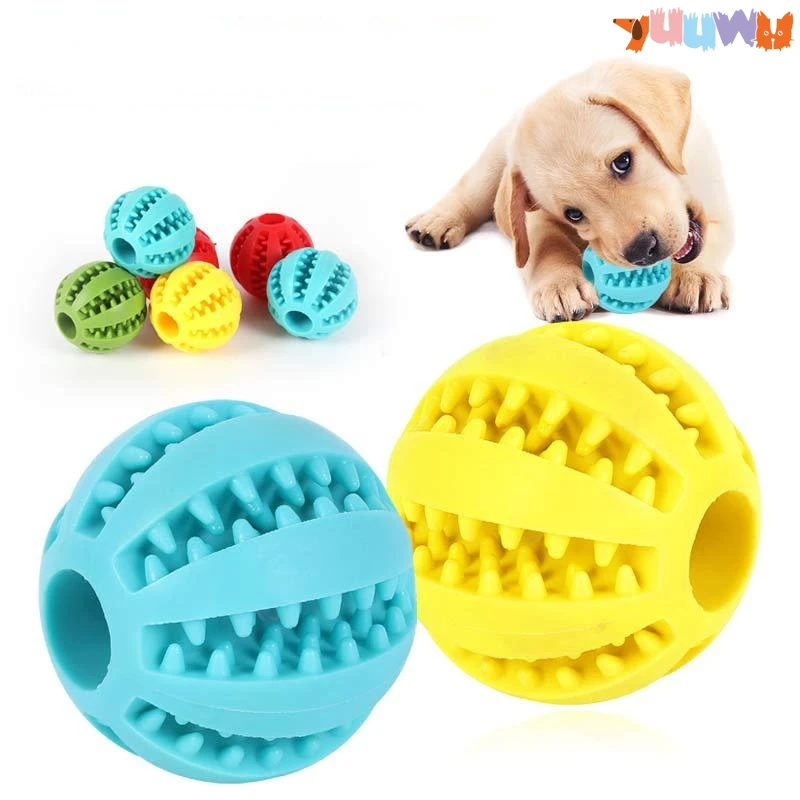 

Pet Dog Toy Elasticity Ball for TPR Ball Pet Dog Cat Puppy Chew Toy Ball Funny Teeth Chew Toy Tooth Cleaning Ball Food Pet Items
