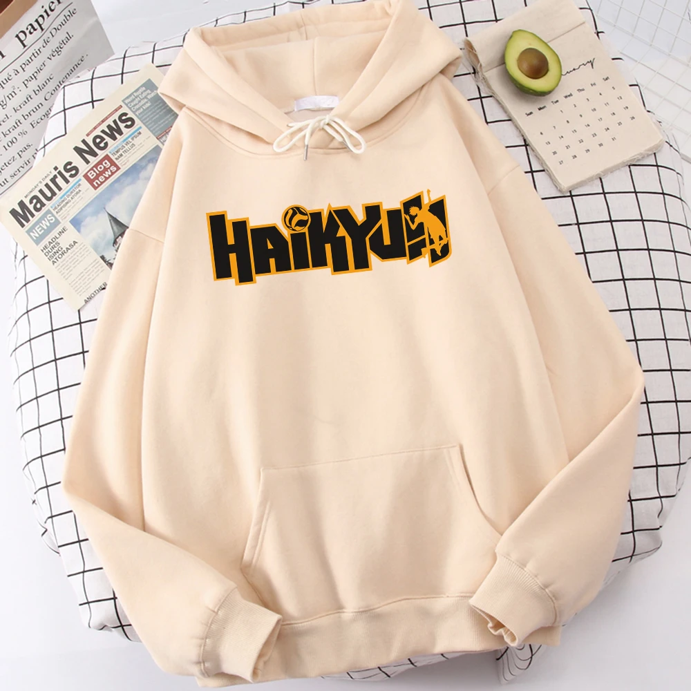 

Японская одежда Haikyuu с аниме надписью, Мужская Флисовая уличная одежда большого размера, искусственная кожа, качественные дизайнерские толстовки для мужчин